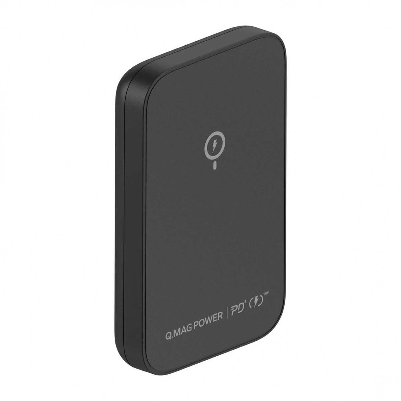 Momax Q.Mag Power Magnetic Wireless Battery Pack 5000mAh - Dark Grey